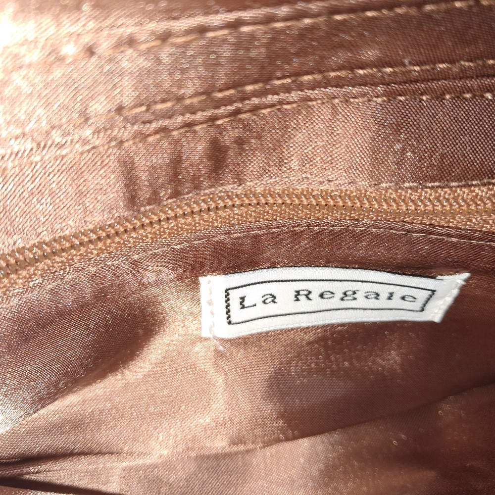 BRONZE COPPER NWOT BEADED BAG - Picture 8 of 8